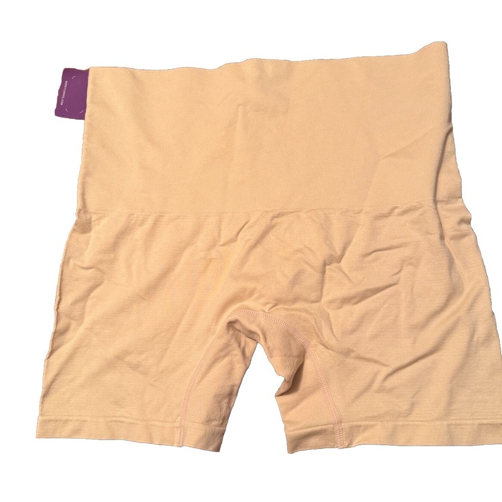 Yummie Nude Seamless Panties Shapewear Shaping Boy Short Nude Size 1X / 2X NWT - Picture 2 of 5